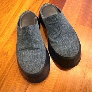 Jacquemus Blue Denim Platform Mules Shoes- Les Mules Goia